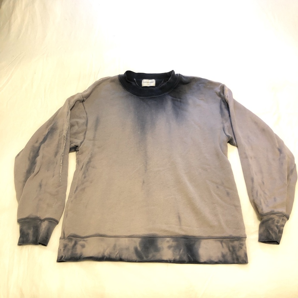 Cotton Citizen Gray blue Tie-Dye cotton Sweater size small